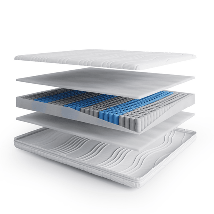 Matras Luxury Line - Pocketvering & NASA Traagschuim - Bamboe