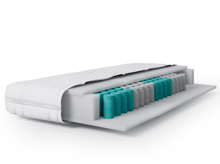 Matras Luxury Line - Pocketvering & NASA Traagschuim - Bamboe