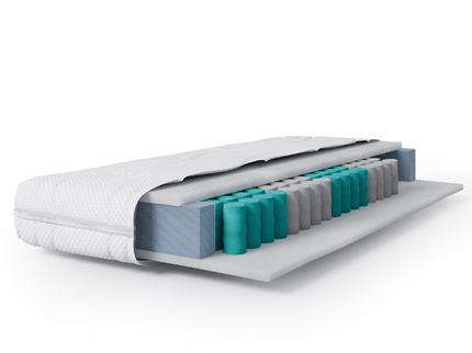 Matras Luxury Line - Pocketvering & Hybrid Koudschuim - Bamboe