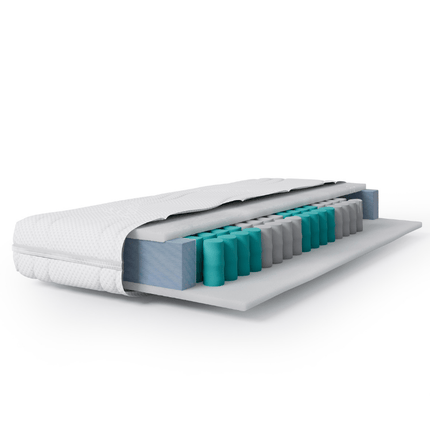 Matras Luxury Line - Pocketvering & Hybrid Koudschuim - Bamboe