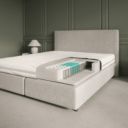 Matras Luxury Line - Pocketvering & NASA Traagschuim - Aloë Vera