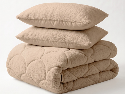 Easy Dekbed Teddy - Beige