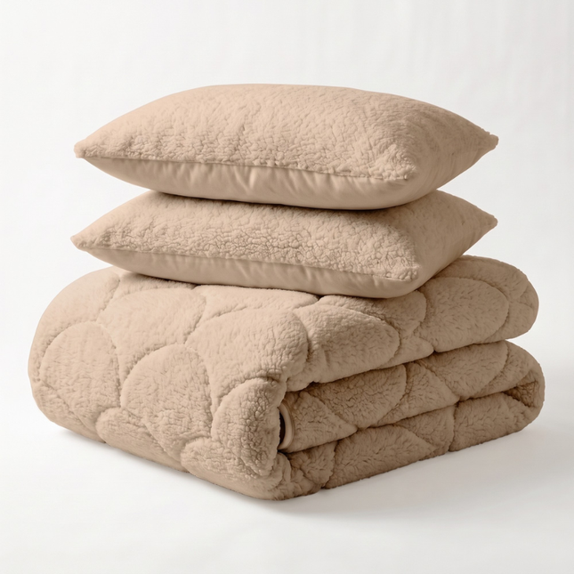 Easy Dekbed Teddy - Beige
