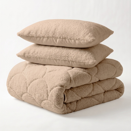 Easy Dekbed Teddy - Beige