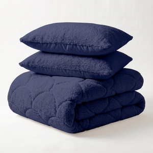 Easy Dekbed Teddy - Navy