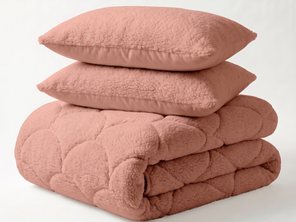Easy Dekbed Teddy - Roze