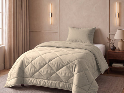 Easy Dekbed Zonder Overtrek Uni - Beige
