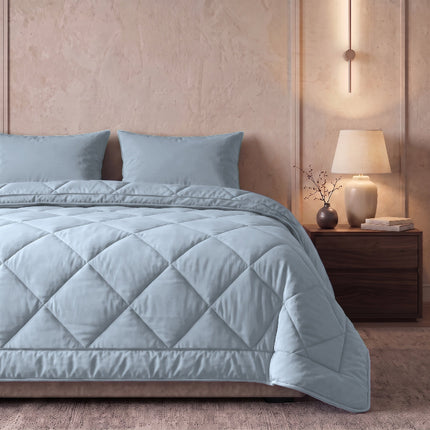 Easy Dekbed Zonder Overtrek Uni - Blauw
