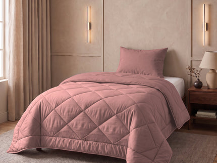 Easy Dekbed Zonder Overtrek Uni - Mauve