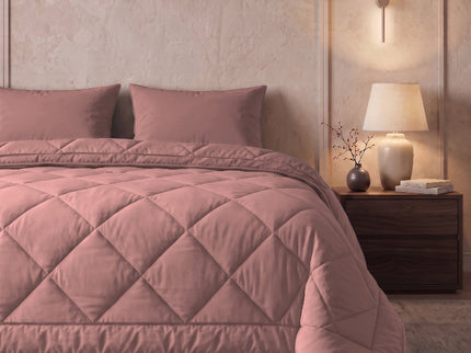 Easy Dekbed Zonder Overtrek Uni - Mauve