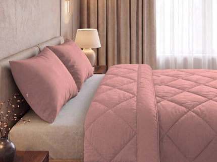 Easy Dekbed Zonder Overtrek Uni - Mauve