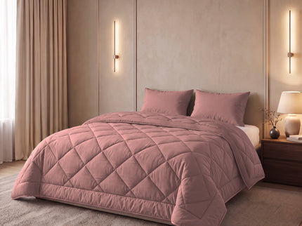 Easy Dekbed Zonder Overtrek Uni - Mauve