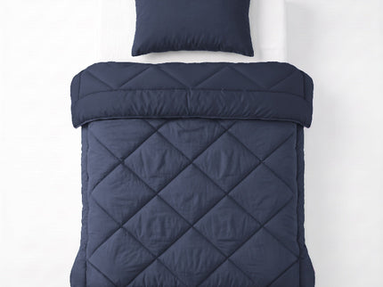 Easy Dekbed Zonder Overtrek Uni - Navy