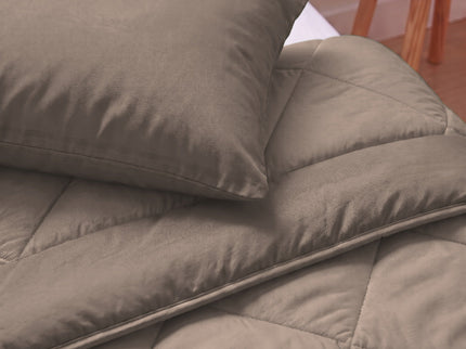 Easy Dekbed Zonder Overtrek Uni - Taupe