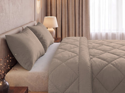 Easy Dekbed Zonder Overtrek Uni - Taupe