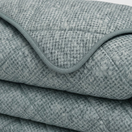 Easy Dekbed Zonder Overtrek Denim - Groen
