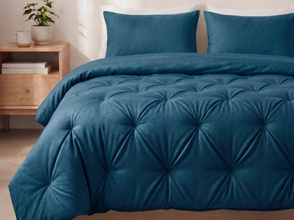 Easy Dekbed Zonder Overtrek Jersey Melange - Blauw