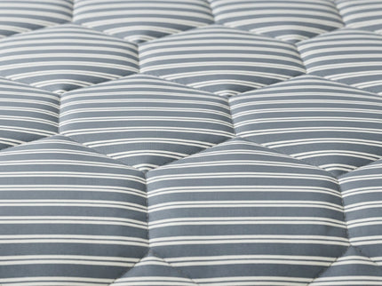 Easy Dekbed Zonder Overtrek - Double Stripe - Blauw