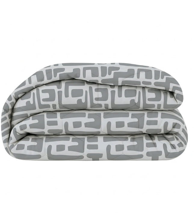 Easy Dekbed Zonder Overtrek Zomer - Abstract - Grijs