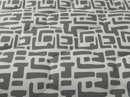 Easy Dekbed Zonder Overtrek - Abstract - Grijs