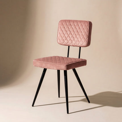 Eetkamerstoel Toby - Roze