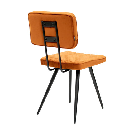Eetkamerstoel Toby Oranje Achterkant