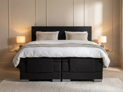 Elektrische Boxspring Julia - Zwart