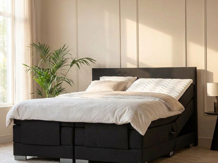 Elektrische Boxspring Julia - Zwart