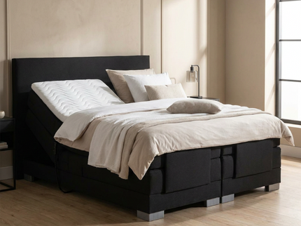 Elektrische Boxspring Julia - Zwart