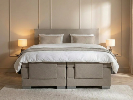 Elektrische Boxspring Julia - Beige
