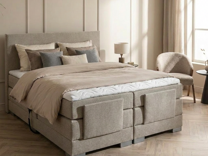 Elektrische Boxspring Julia - Beige