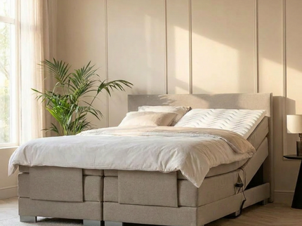 Elektrische Boxspring Julia - Beige