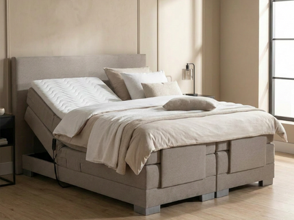 Elektrische Boxspring Julia - Beige
