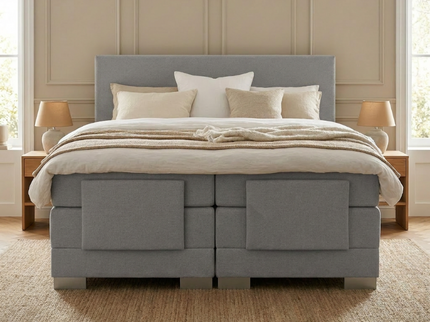 Elektrische Boxspring Julia - Grijs