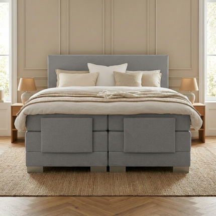 Elektrische Boxspring Julia - Grijs