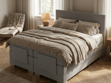 Elektrische Boxspring Julia - Grijs