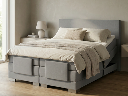 Elektrische Boxspring Julia - Grijs