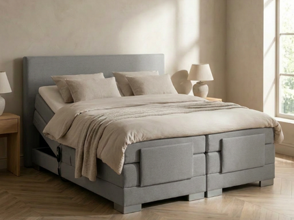 Elektrische Boxspring Julia - Grijs