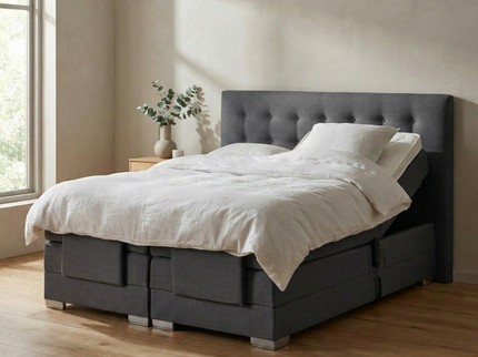 Elektrische Boxspring Julia - Antraciet