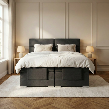 Elektrische Boxspring Julia - Antraciet