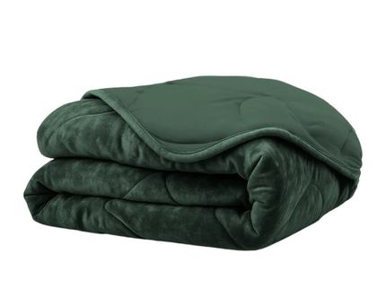 Easy Dekbed Zonder Overtrek - Velvet - Donkergroen