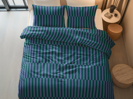 Dekbedovertrek Katoen Biscotti - Blauw