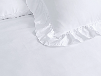 Dekbedovertrek Ruffles - Wit