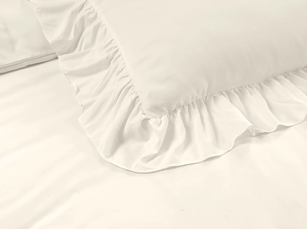 Dekbedovertrek Ruffles - Creme