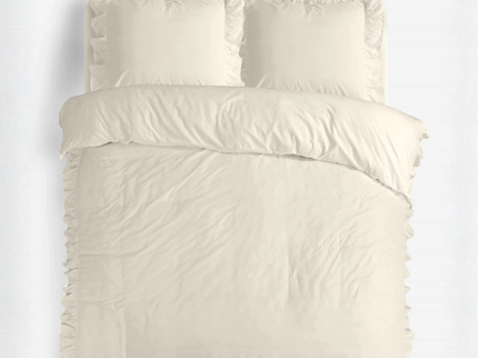 Dekbedovertrek Ruffles - Creme