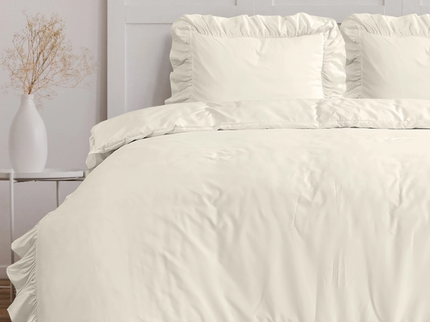 Dekbedovertrek Ruffles - Creme