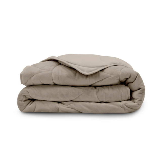 Easy Dekbed Zonder Overtrek - Velvet - Taupe