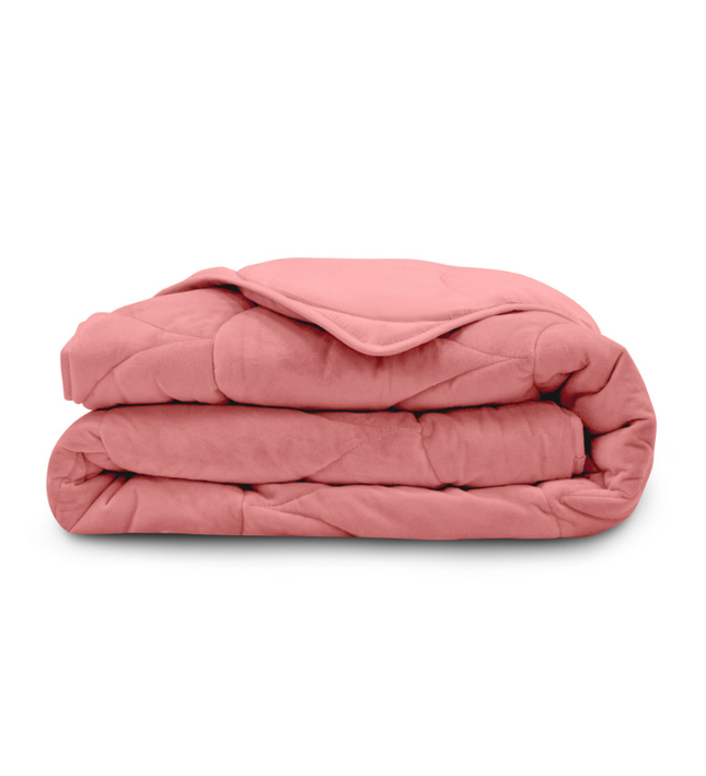Easy Dekbed Zonder Overtrek - Velvet - Roze