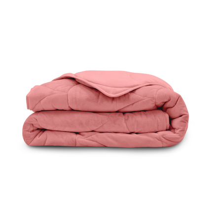 Easy Dekbed Zonder Overtrek - Velvet - Roze