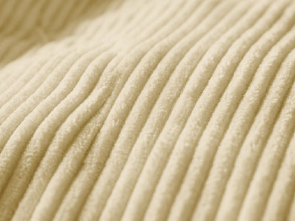 Easy Dekbed Zonder Overtrek Corduroy - Champagne/Taupe